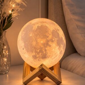 The AuraCraft 3D Lunar Moon Lamp